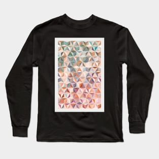 Geometric star cubeså Long Sleeve T-Shirt